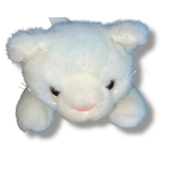 Bearington Plush Kitty Cat Sissy Jr Stuffed Animal Ribbon Nursery Shower Gift 9" - Picture 2 of 13